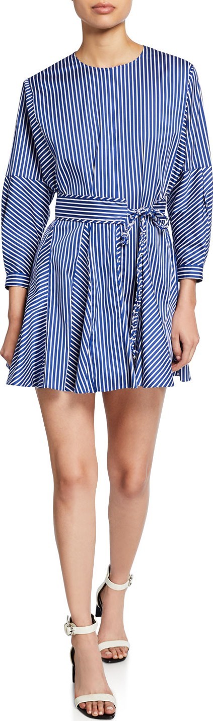 Derek Lam 10 Crosby Striped Long-Sleeve 