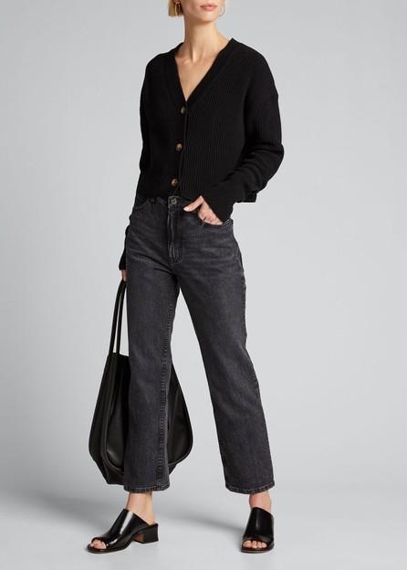 Moussy Vintage Rib Stitch Cardigan - Luxed