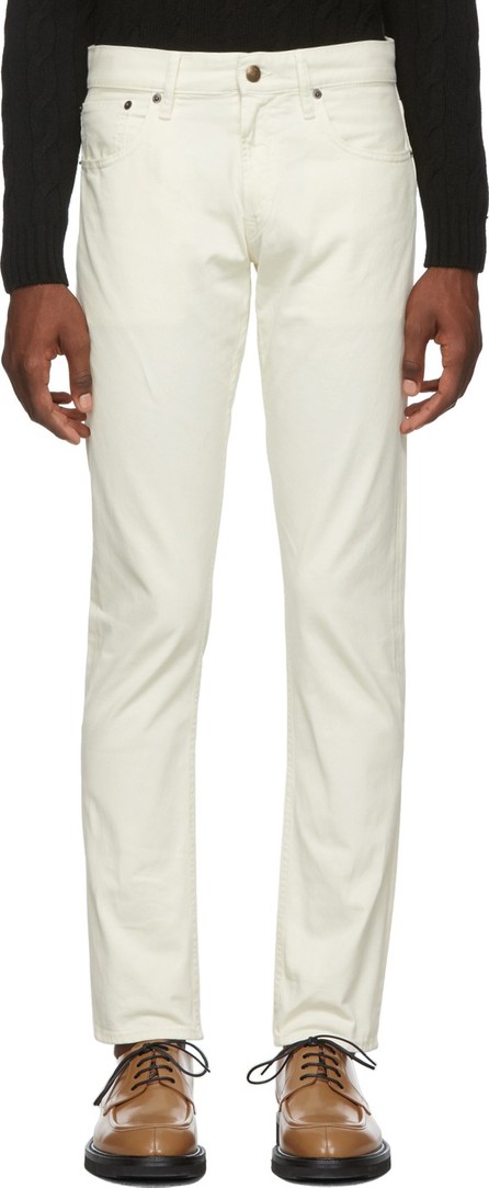 Ralph Lauren Purple Label Off-White Thomson Stretch Jeans - Luxed