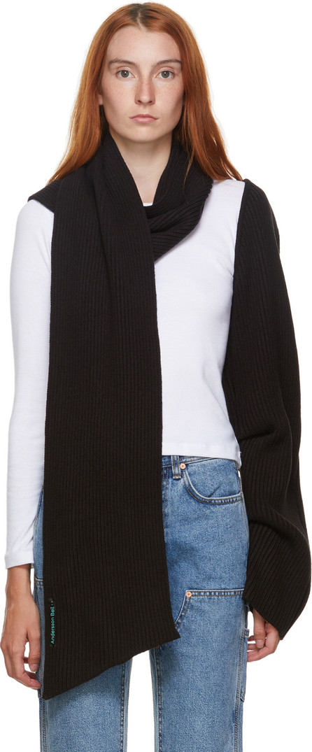 black muffler scarf