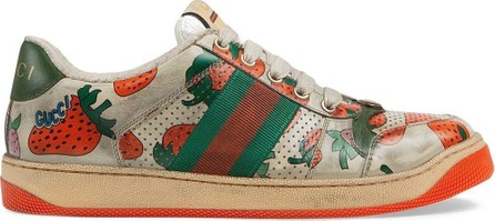 gucci strawberry trainers