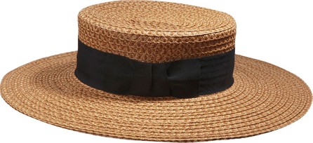 Eric Javits Gondolier Woven Boater Hat 