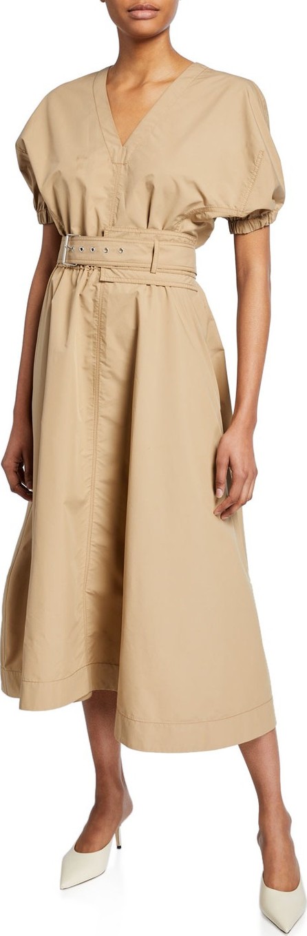 3.1 Phillip Lim Puff-Sleeve Belted 