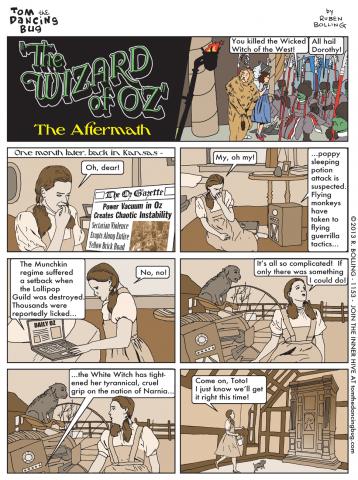 TOM THE DANCING BUG: The Wizard of Oz - The Aftermath - Boing Boing