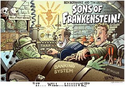 Cartoon bernanke geithner