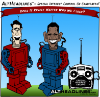 Special-interest-control-romney-obama-robots