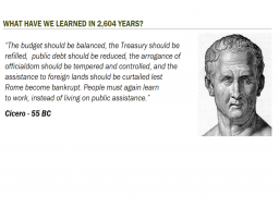 The government debt has always been an issue.