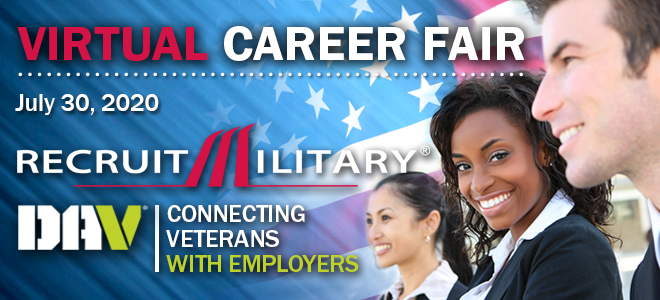Hampton Roads Area Virtual Career Fair for Veterans