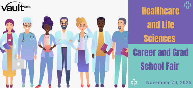 Healthcare and Life Sciences Career and Grad School Fair Banner