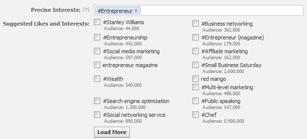 how to laser target your prospects with facebook ads list of interests