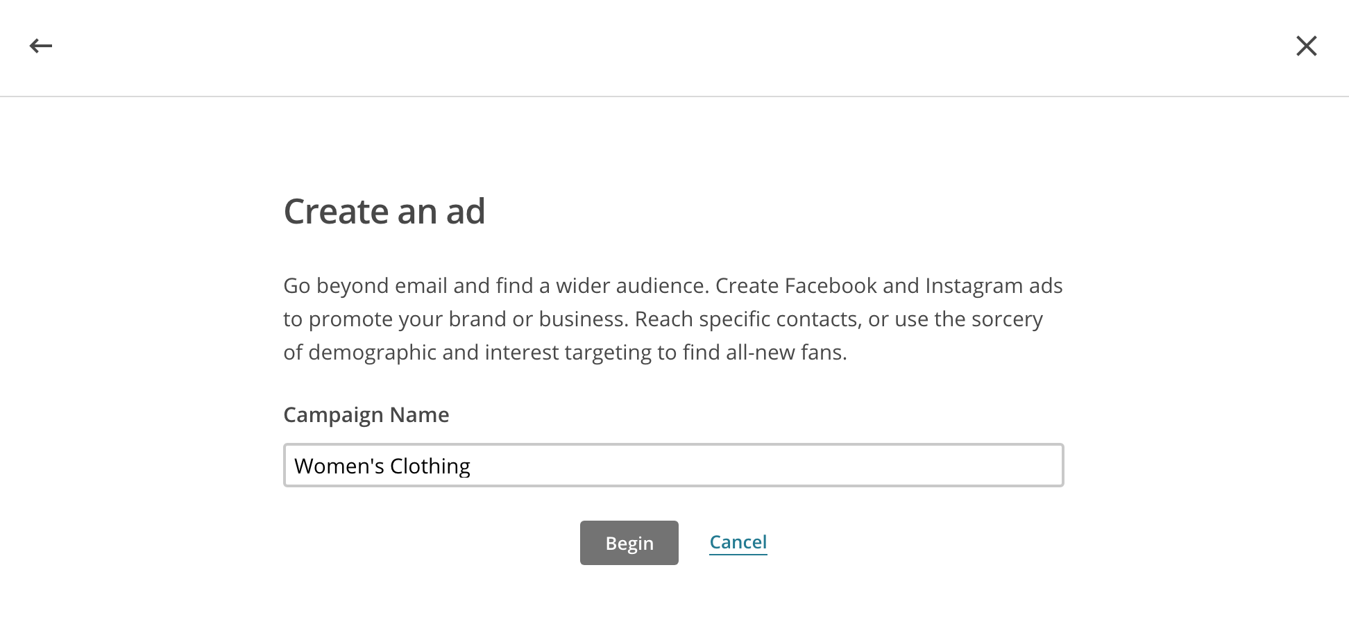 how to use mailchimps instagram ad integration how to create a printable flyer in mailchimp