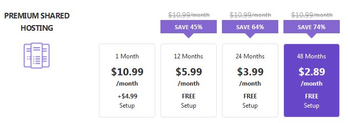 Hostinger Premium Pricing