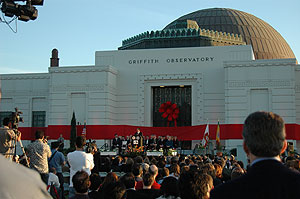 LA Mayor Antonio Villaraigosa speaking at the ceremony