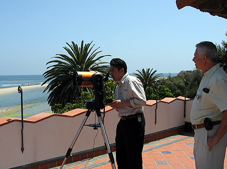 Celestron NexStar 6 SE computerized telescope at the Adamsons House