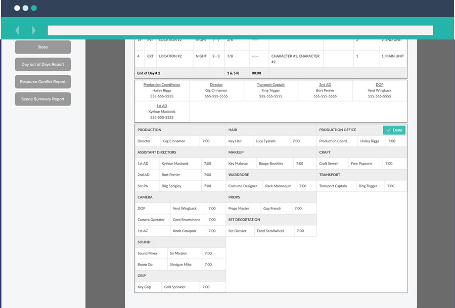 Call Sheet Template Get Yours Free And Start Creating In Seconds