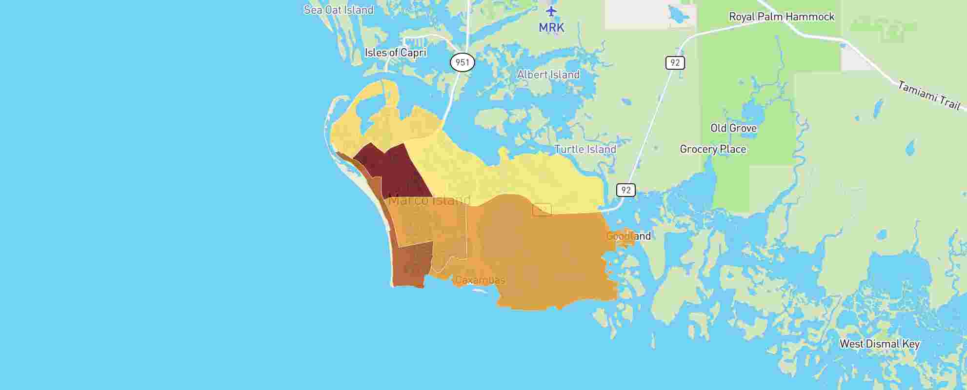 34145 Zip Code Marco Island Fl Zip Code Map Interactive Hail Maps Hail Map For