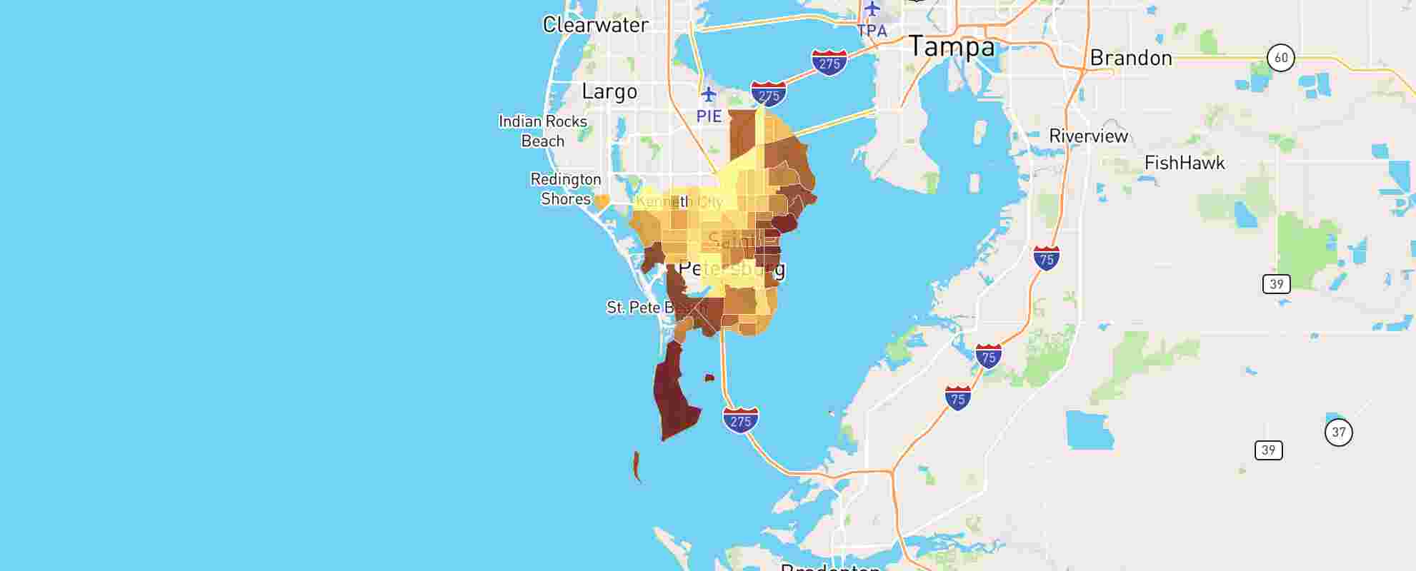 St. Petersburg, FL Real Estate Market Data - NeighborhoodScout, image size:1982x800