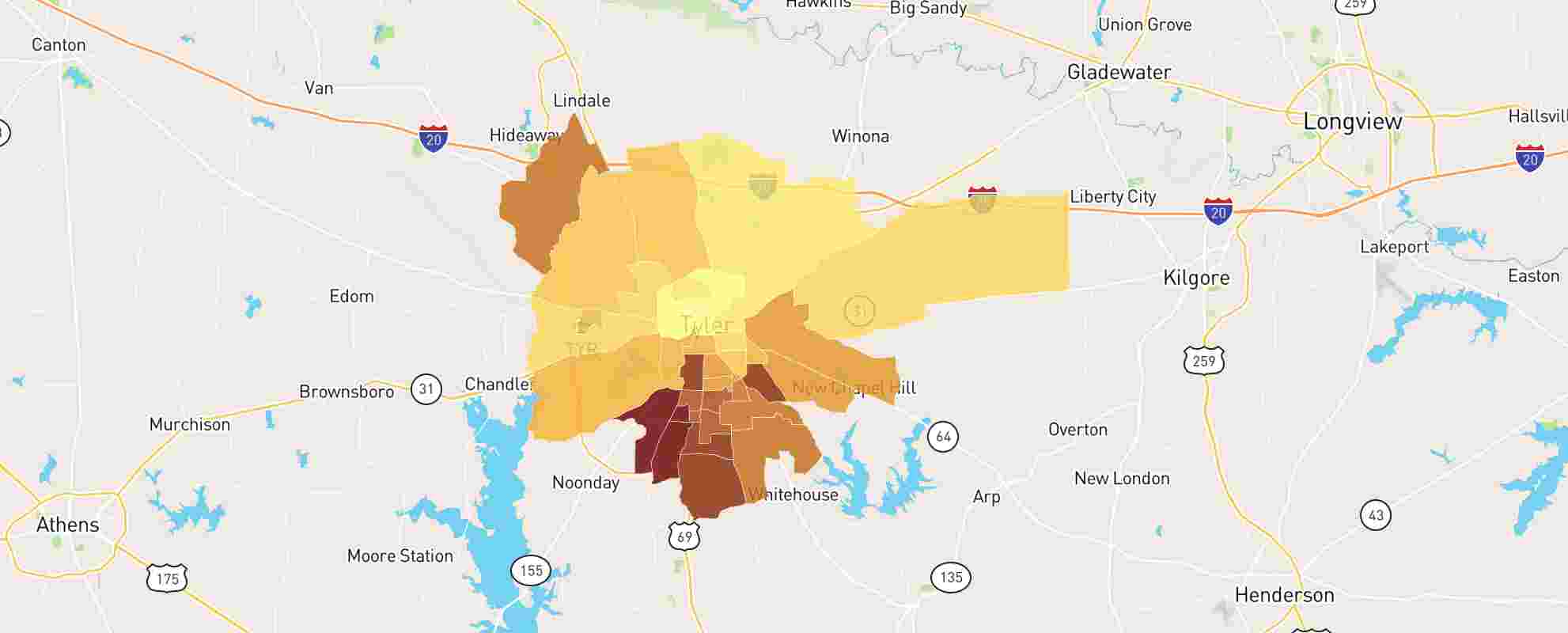 Tyler Texas Map Tyler County Map | Map Of Tyler County, Texas