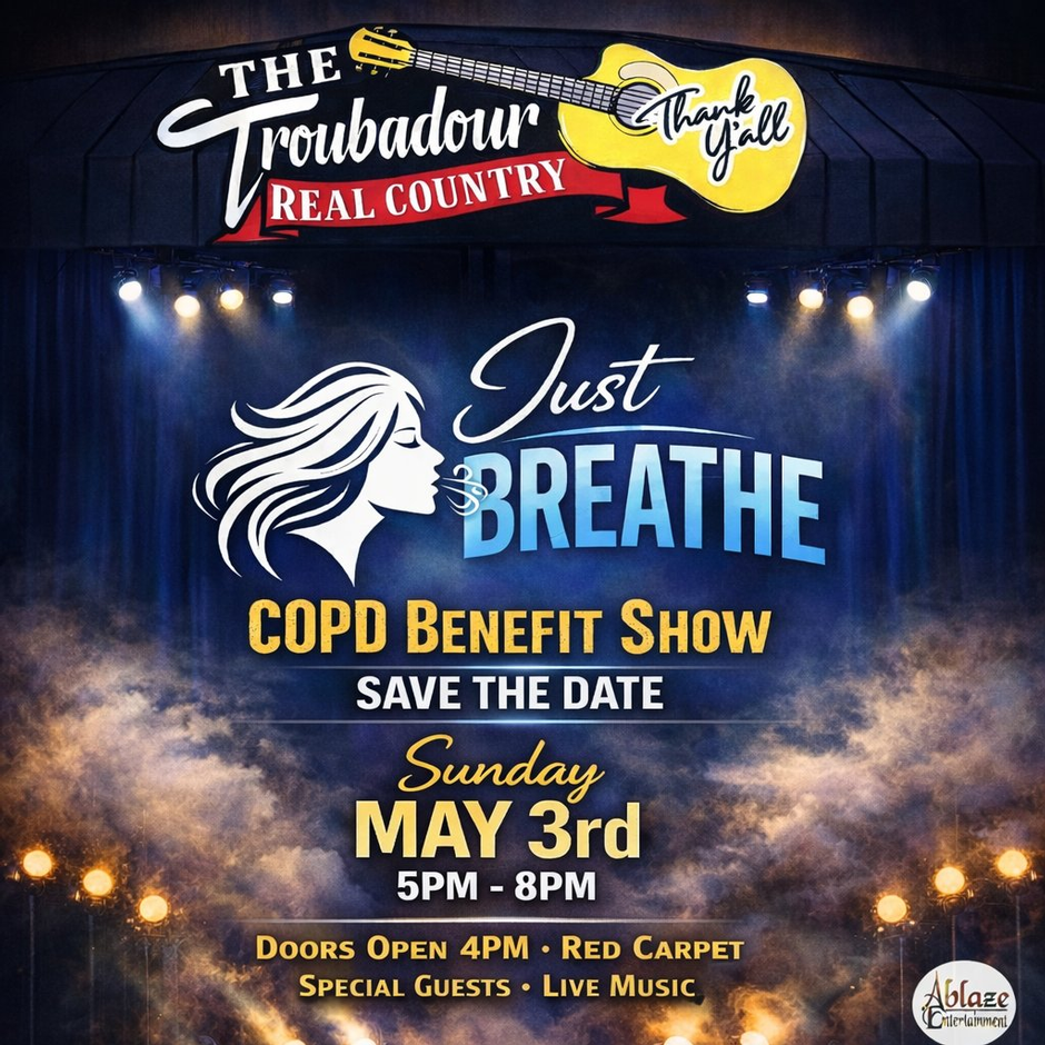 Tickets for Just Breathe Benefit at the Troubadour in Nashville On Sale Now! | Interviews & Reviews by Center Stage Magazine #