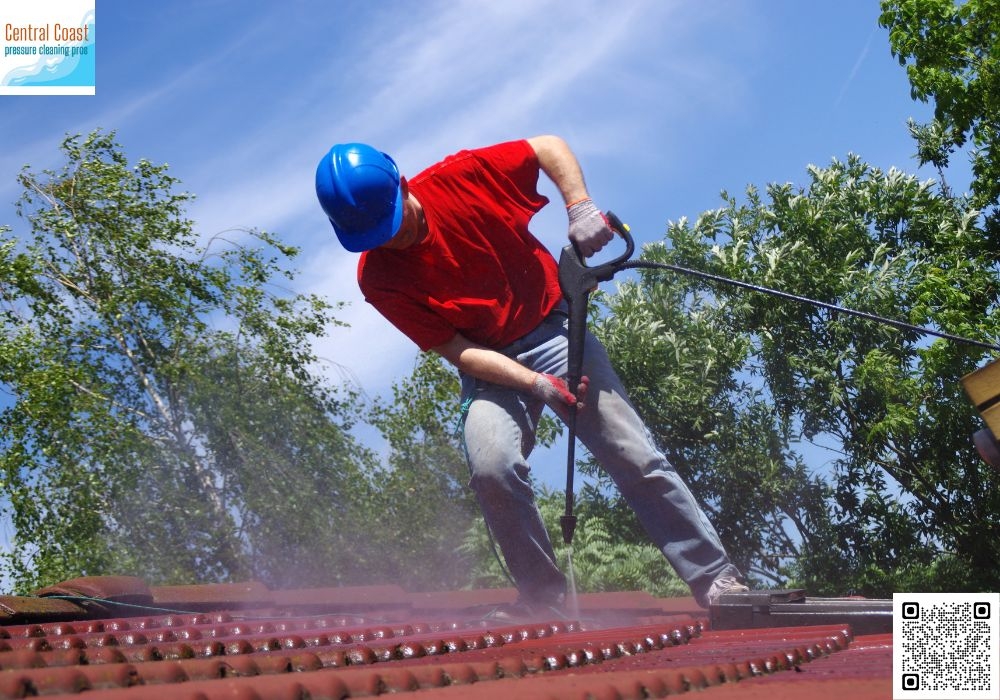 Which company offers commercial pressure washing in Gosford?