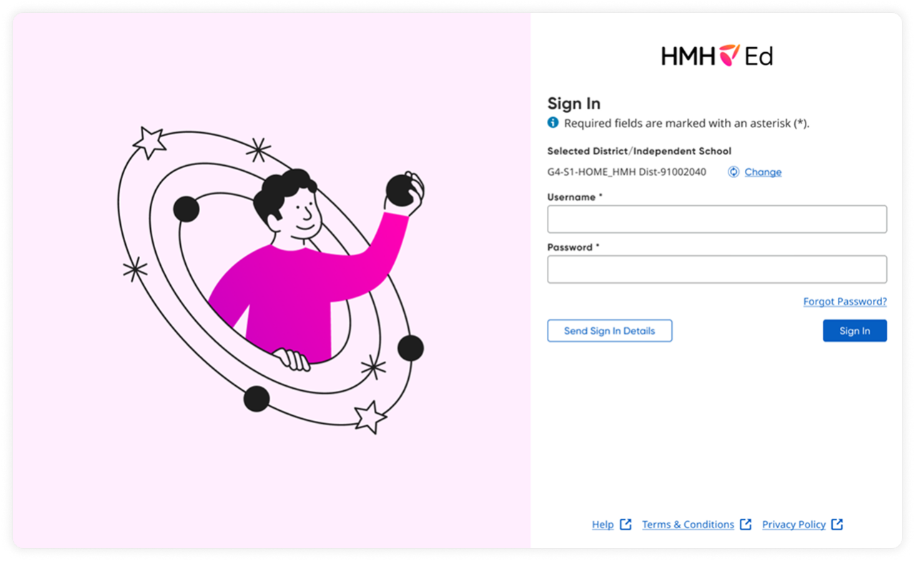 HMH Ed Login Screen 2 WF2158400