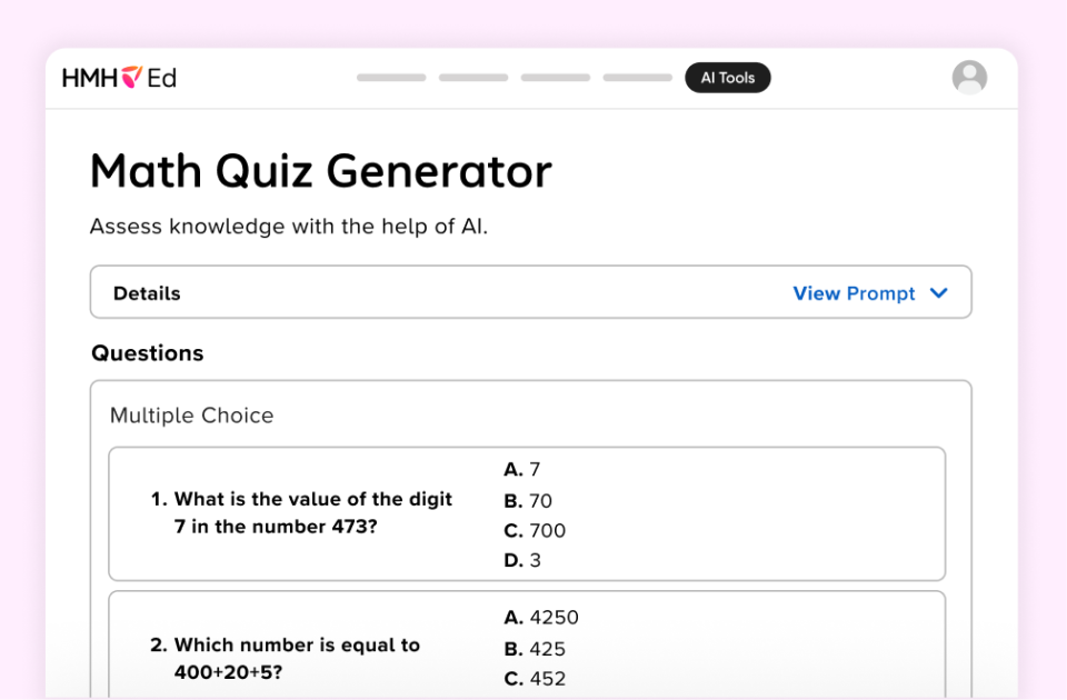 AI Tools Go Math WF2351556