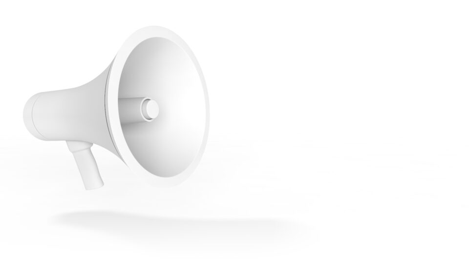Megaphone graphic