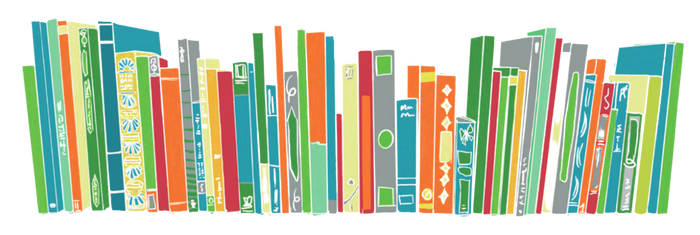 Colorful Collection of Books Graphic from A Teachers Guide to Mentor Texts, K-5 Blog Element