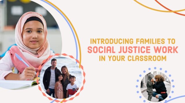 Hass blog post introducing families to socail justice work in your classroom