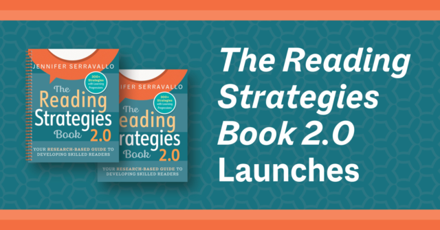 The Reading Strategies Book 2 0 Launches Blog Header Graphic