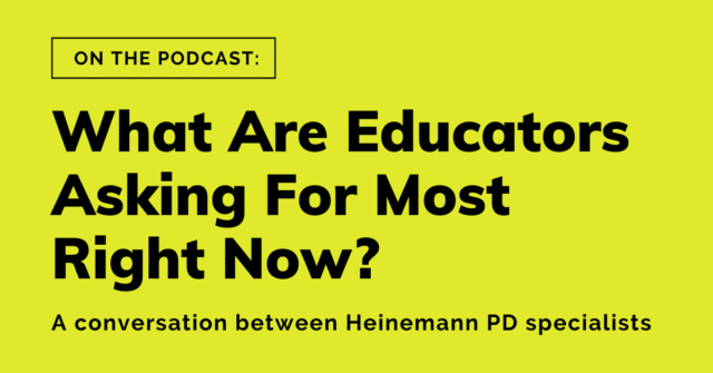 What Are Educators asking for most right now x