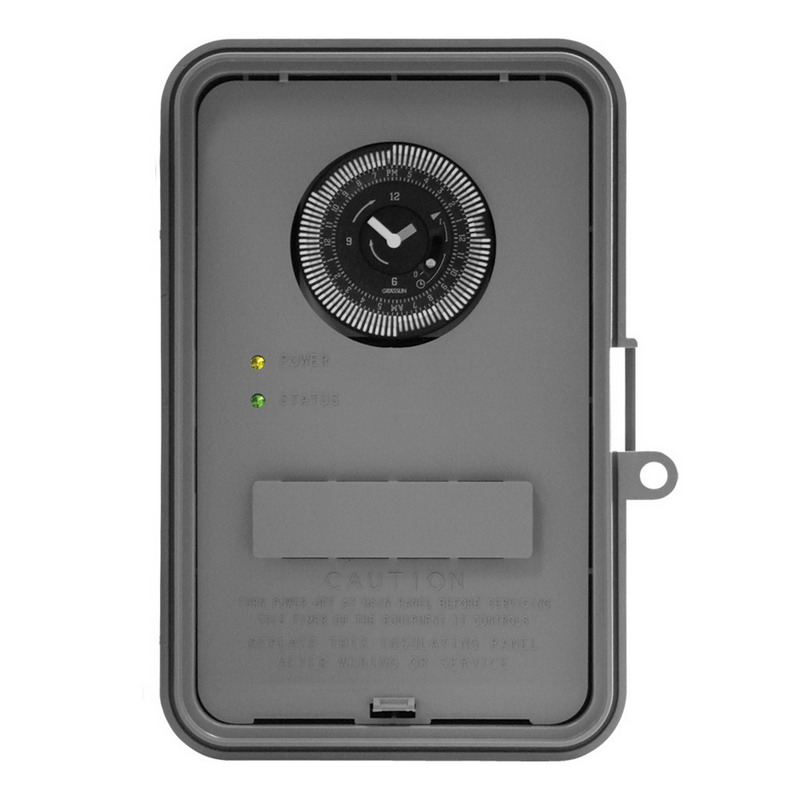 Intermatic GM40AVW Electromechanical Time Switch; 7 Day, DPDT, 2 NO/2 NC, 40 Amp, 120 277