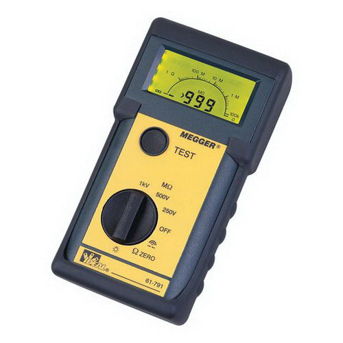Ideal 61791 Megger® Insulation Tester; 600 Volt Crescent Electric