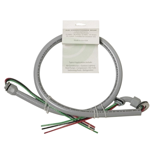 EPCO ACWNM843IRA Air Conditioner Whip; 4 ft, 3/4 Inch, Straight