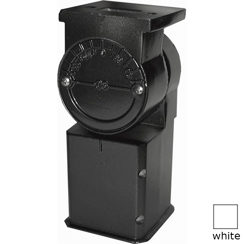 RAB FXSFW Flood Light Mounting Bracket; White Crescent Electric