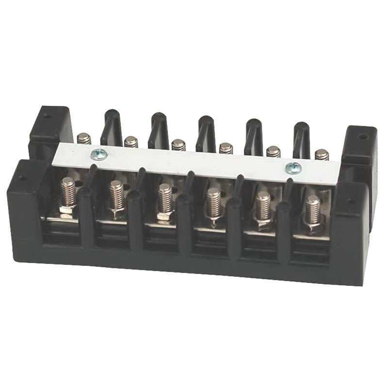 Bussmann KUSC6 Double Row Standard Terminal Block; 600 Volt, 60 Amp, 0.