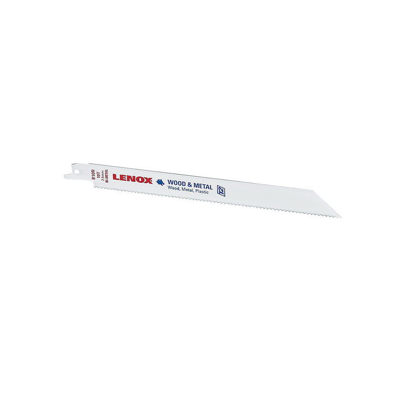 Lenox 20581S810R Bi-Metal Reciprocating Saw Blade 8 Inch- 3/4 Inch- 10 TPI- 1/Pack- Lenox 20581S810R Bi-Metal Reciprocating Saw Blade 8 Inch- 3/4 Inch- 10 TPI- 1/Pack-