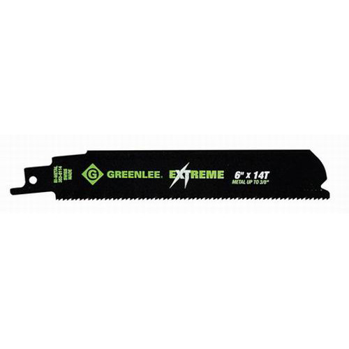 Greenlee 353-6114 Extreme Structural Steel Reciprocating Saw Blade 6 Inch- 1 Inch- 14 TPI- 5/Pack- Greenlee 353-6114 Extreme Structural Steel Reciprocating Saw Blade 6 Inch- 1 Inch- 14 TPI- 5/Pack-