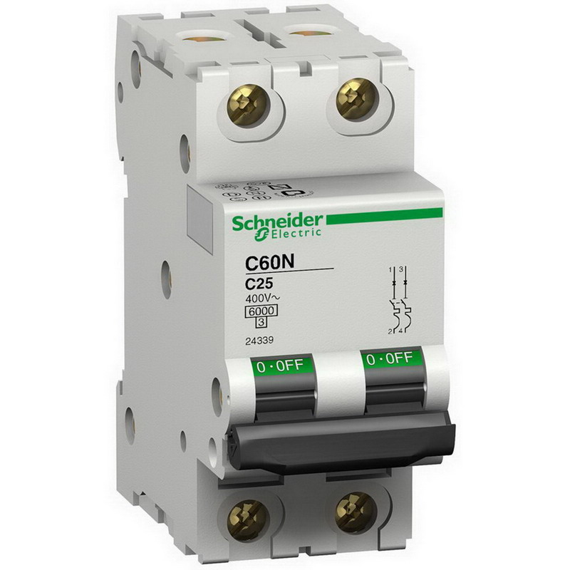 Schneider Electric / Square D 24340 Multi 9™ C60N Miniature Circuit Breaker; 32 Amp, 440 Volt, 2