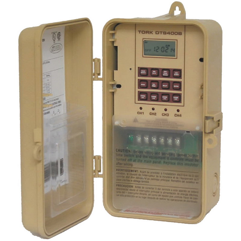 NSI DTS400B Tork® DTS Series Timer Switch; 1 min, SPST, 120/208/240/277