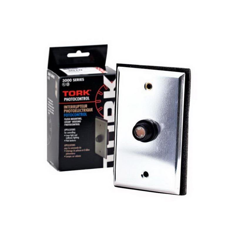 NSI 3010 Tork?? 3000 Series Flush Mount Photocontrol; 120 Volt, Cadmium