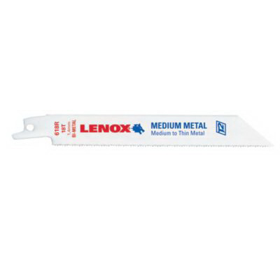 Lenox 20496B624R T2 Reciprocating Saw Blade 6 Inch Length x 0.750 Inch Width x 0.035 Inch Thick- 6 TPI- Bi-Metal Blade- Lenox 20496B624R T2 Reciprocating Saw Blade 6 Inch Length x 0.750 Inch Width x 0.035 Inch Thick- 6 TPI- Bi-Metal Blade-
