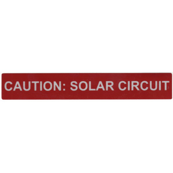 Hellermann Tyton 596-00247-1 Pre-Printed Reflective Solar Label 6.500 Inch Length x 1 Inch Width- Red- Vinyl- Hellermann Tyton 596-00247-1 Pre-Printed Reflective Solar Label 6.500 Inch Length x 1 Inch Width- Red- Vinyl-