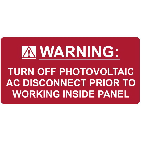 Hellermann Tyton 596-00235-1 Pre-Printed Solar Label 4.120 Inch Length x 2 Inch Width- Red- Vinyl- Hellermann Tyton 596-00235-1 Pre-Printed Solar Label 4.120 Inch Length x 2 Inch Width- Red- Vinyl-