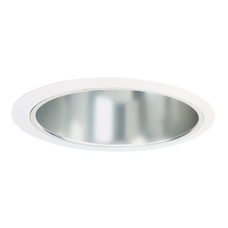 Juno Lighting 232CWH Ceiling Mount 6 Inch Downlight Reflector Trim; Insulated, White Crescent