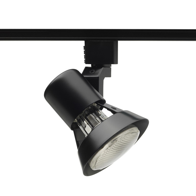 Juno Lighting R531BL 1Light Track Mount Flared Gimbal Spotlight; 50 Watt, Porcelain Medium Base