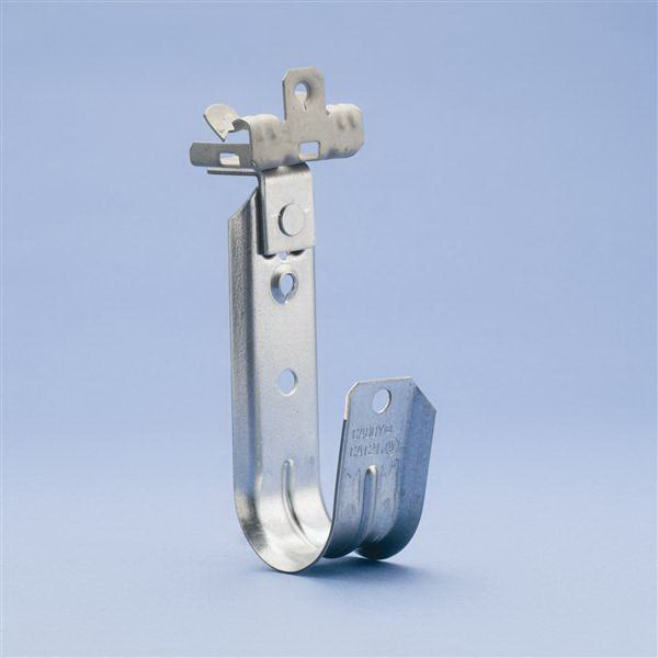 Erico CAT3224 Caddy® JHook With HammerOn Flange Clip; 2 Inch Cable