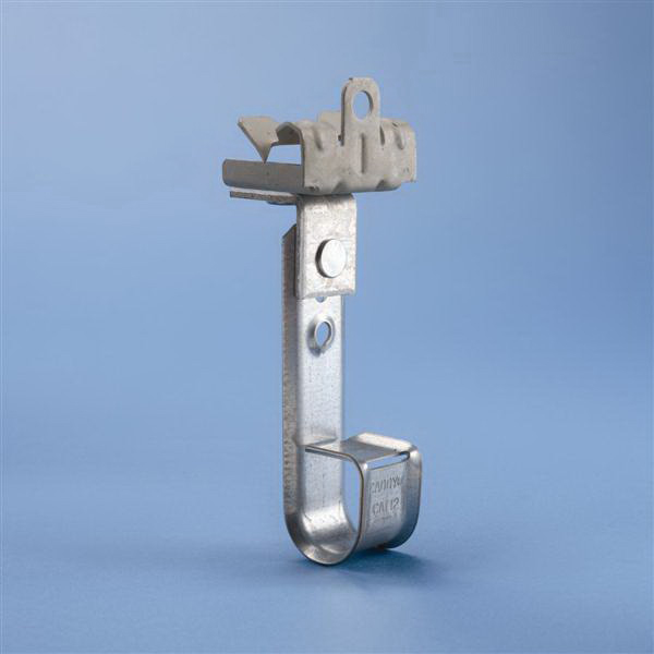 Erico CAT1224 Caddy® JHook With HammerOn Flange Clip; 3/4 Inch Cable