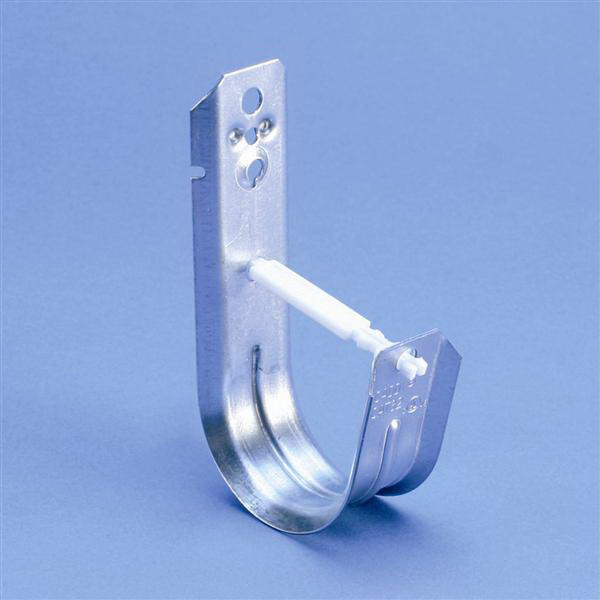 Erico CAT64 Caddy® JHook; 4 Inch, 16 AWG Cable, Steel, 25/PK minimum