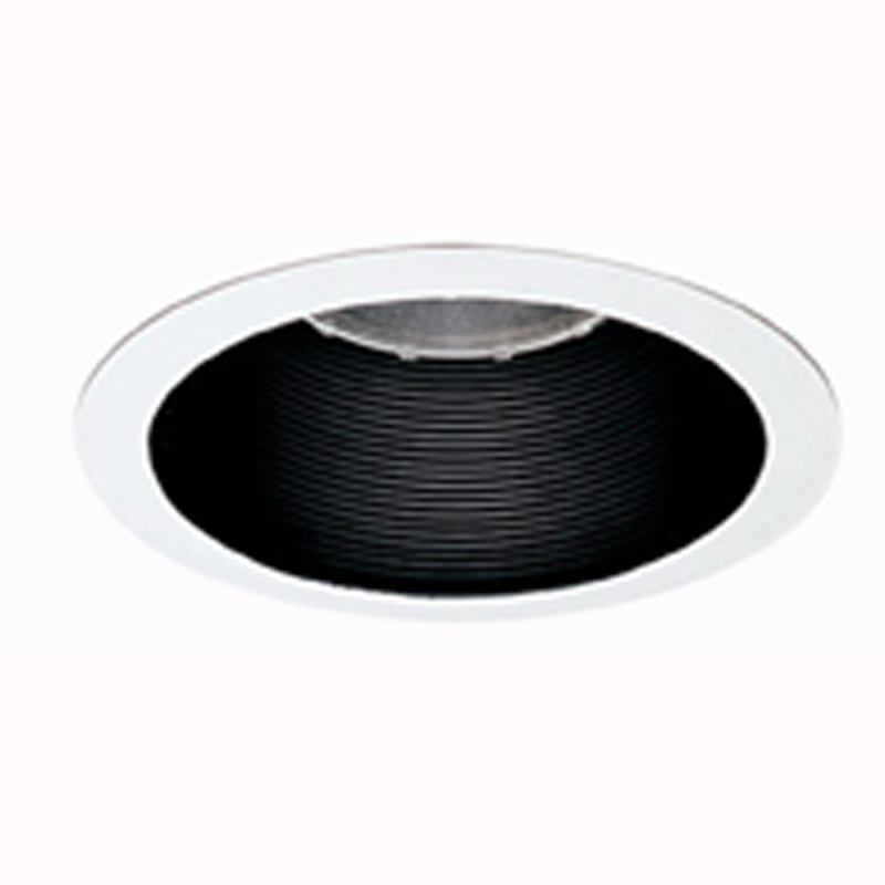 Lightolier RB30W 6 Inch Baffle Trim; Insulated/NonInsulated, Full